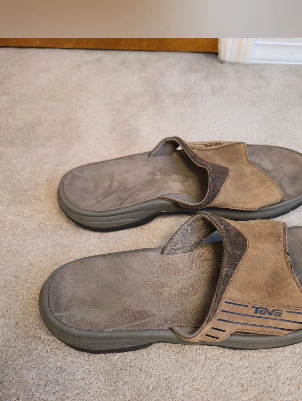 TEVA 1002120 JETTER MENS SIZE 11 SANDAL SHOES BROWN Langdon